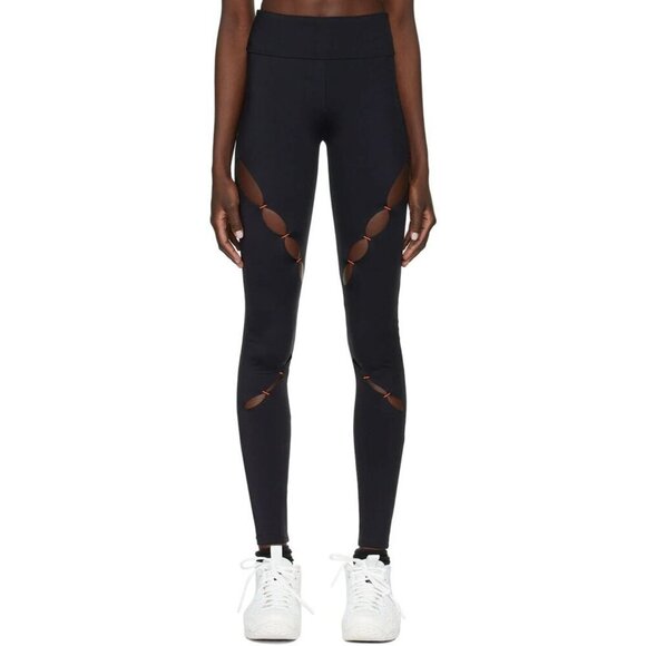 RUI Cut-Out Sport Leggings Size S Womens Black SSENSE Exclusive $365 - Picture 1 of 16